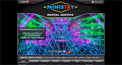 Desktop Screenshot of ministryrental.com