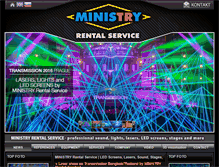 Tablet Screenshot of ministryrental.com